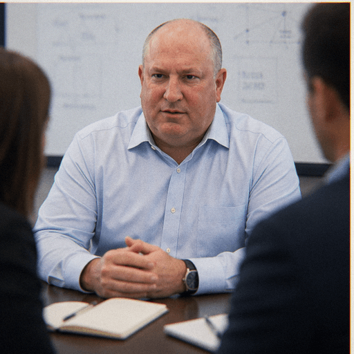 Dan Flynn in an executive working session