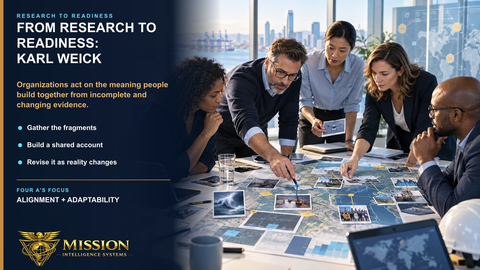 A multidisciplinary team assembles incomplete field evidence into a shared and revisable account of an ambiguous event.